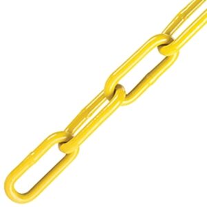 Campbell PD0725027 Proof Coil Chain, 3/16 in, 100 ft L, 30 Grade, Steel, Poly-Coated