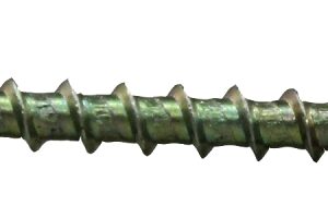 ProFIT 0333154G Screw, #9 Thread, 2-1/2 in L, Coarse Thread, Bugle Head, Star Drive, Steel, Yellow Zinc