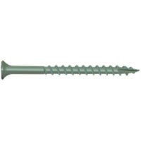 Camo 0341100 Deck Screw, #8 Thread, 1-5/8 in L, Bugle Head, Star Drive, T20 Drive, Type 17 Slash Point, Carbon Steel