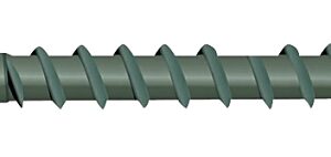 Camo 0341150 Deck Screw, #9 Thread, 2-1/2 in L, Bugle Head, Star Drive, T25 Drive, Carbon Steel, 100/PK