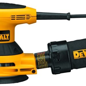 DEWALT DWE6420/D26450 Random Orbit Sander, 3 A, 5 in Pad/Disc, PSA Pad/Disc, Includes: (1) Dust Bag with Vacuum Adapter