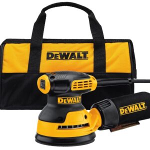 DEWALT DWE6421K Random Orbit Sander, 3 A, 5 in Pad/Disc, 8 Hole Hook and Loop Pad/Disc