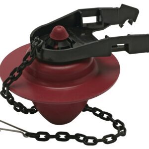 Fluidmaster 501P21 Flapper Tank Ball, Rubber, Red, For: Toilet with 2 in Plastic or Metal Flush Valves