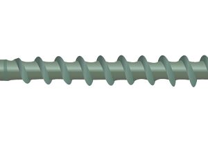 Camo 0346100 Deck Screw, #7 Thread, 1-5/8 in L, Trim Head, Star Drive, Type 17 Slash Point, Carbon Steel, 100/PK