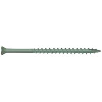 Camo 0346190 Deck Screw, #8 Thread, 3-1/2 in L, Trim Head, Star Drive, Type 17 Slash Point, Carbon Steel, 100/PK