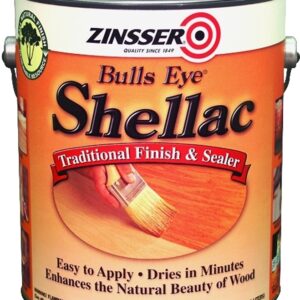 Zinsser 00701 Shellac, Mid-Tone, Amber, Liquid, 1 gal, Can