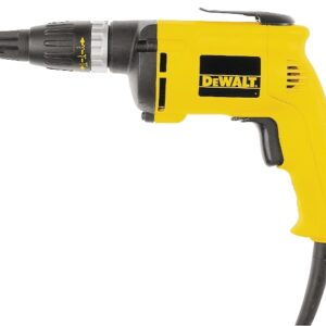DEWALT DW255 Drywall Screwgun, 6 A, 1/4 in Chuck, 5300 rpm Speed, 8 ft L Cord