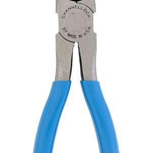 Channellock 317 Nose Plier, 8 in OAL, 2-1/4 in Jaw Opening, Blue Handle, Ergonomic Handle, 7/8 in W Jaw, 2.36 in L Jaw