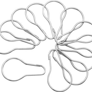 Plumb Pak PP22525 Shower Curtain Pin, Snap-Fit, Steel, Bright, For: Shower Rods