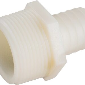 Anderson Metals 53701-0808 Hose Insert Adapter, 1/2 in, Barb, 1/2 in, MIP, 150 psi Pressure, Nylon
