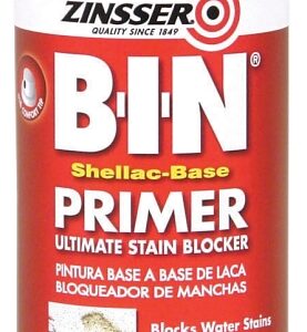 Zinsser 01008 Primer, 10 to 12 sq-ft Coverage Area, White, 13 oz