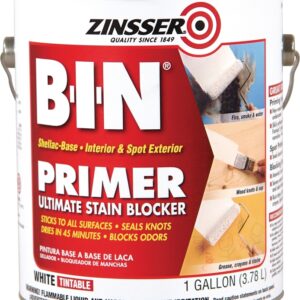 Zinsser 00901 Primer, Oil, Water Base, White, 1 gal
