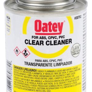 Oatey 30782 All-Purpose Pipe Cleaner, Liquid, Clear, 8 oz Can