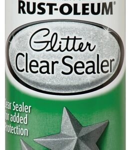 Rust-Oleum 267736 Glitter Spray Paint, Clear, 10.25 oz, Can