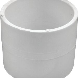 Canplas 193004R Repair Coupling, 4 in, Hub, PVC, White