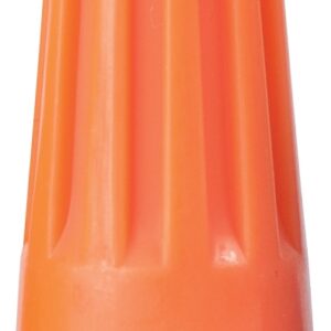 Gardner Bender WireGard GB-3 Series 25-003 Wire Connector, Orange, 22 to 14 AWG Wire, Steel Contact, 25/BAG
