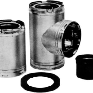 AmeriVent 6HS-TA Chimney Tee Assembly, 6 x 16 x 3 in Dimensions