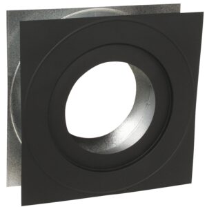 AmeriVent 6HS-WTP Chimney Thimble, For: Tee Branch and Chimney Section, Galvanized Steel, Galvanized