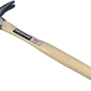 Vaughan 505M Hammer, 24 oz Head, Rip Framing, Straight Claw, Milled Head, Steel Head, 17 in OAL
