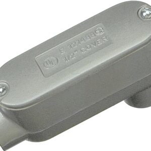 Halex 58620 Conduit Body, 2 in Hub, 10-1/4 in OAL, Threaded, Aluminum