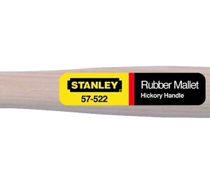 STANLEY 57-522 Mallet, 18 oz Head, Rubber Head, 13-1/2 in OAL