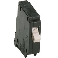 Cutler-Hammer CHF115CS Circuit Breaker with Flag, Mini, Type CHF, 15 A, 1 -Pole, 120/240 V, Common, Fixed Trip