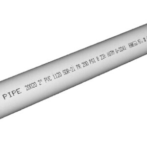 Charlotte Pipe PVC 23155 0600HC Pipe, 1/2 in, 10 ft L, PVC