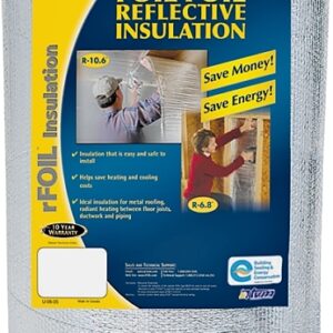 Innovative Energy W757 Construction Insulation, 50 ft L, 48 in W, Polyethylene