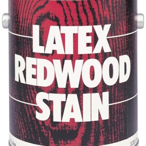 Valspar 057.7260-01.007 Latex Stain, Redwood, 1 gal