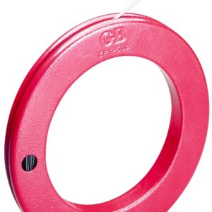 Gardner Bender EFT-50B Fish Tape, 1/8 in Tape, 50 ft L Tape, Steel Tape, Red Case