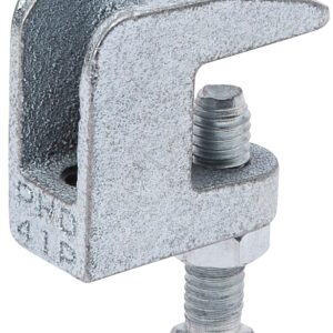 B & K G60-038HC Universal Beam Clamp, 3/8 in, Malleable Iron, Galvanized