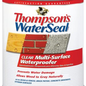 Thompson's WaterSeal TH.024104-14 Waterproofing Stain, Clear, 1 qt, Can