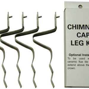 Shelter SCLK Chimney Leg Kit, Heavy-Duty, Stainless Steel
