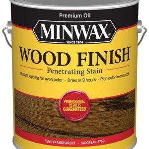 Minwax Wood Finish 710820000 Wood Stain, Jacobean, Liquid, 1 gal, Can