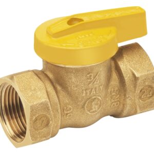 B & K ProLine Series 110-524HC Gas Ball Valve, 3/4 in Connection, FPT, 200 psi Pressure, Brass Body