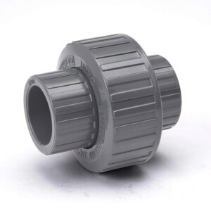 NDS U-1000-S Pipe Union, 1 in, Slip Joint, Gray, SCH 80 Schedule, 150 psi Pressure
