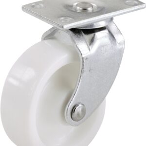 Shepherd Hardware 9041 Swivel Caster, 1-1/8 x 2 in Plate, 4.63 in W x 2 in D x 6-1/2 in H Dimensions, 2 in Dia Wheel