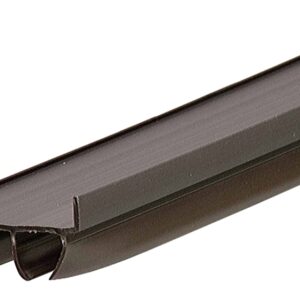M-D 82586 Door Bottom, Brown, 36 in L, 1-3/4 in W, 1/2 in H, Vinyl