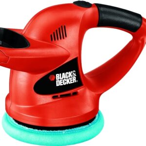Black+Decker WP900 Random Orbit Waxer/Polisher, 0.5 A, 4400 rpm Speed, 1-Speed, Comfort Grip Handle