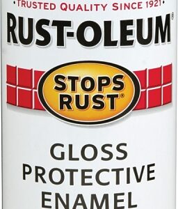Rust-Oleum 7763830 Rust Preventative Spray Paint, Gloss, Carnival Red, 12 oz, Can