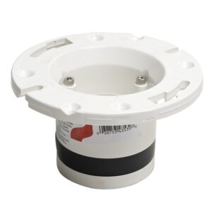 Oatey 43539 Closet Flange, 4 in Connection, PVC, White