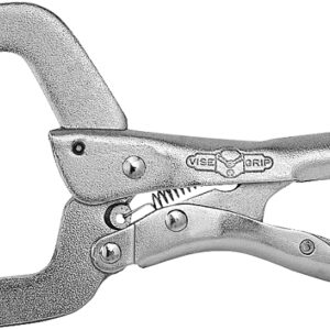 Irwin 165 C-Clamp, 300 lb Clamping, 1-5/8 in Max Opening Size, 1-1/4 in D Throat, Steel Body