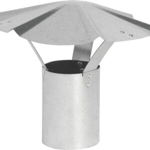 Imperial GV0586 Rain Cap, 3 in Dia, Galvanized Steel
