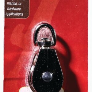 Baron C-0173ZD-1-1/2 Rope Pulley, 5/16 in Rope, 1-1/2 in Sheave, Nickel