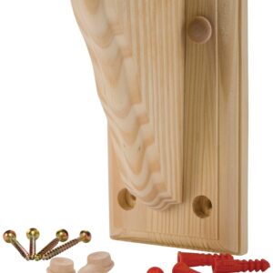 Waddell 1351 Shelf Bracket, Pine, Natural