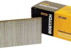 Bostitch BT1335B Series Nail, Glue Collation, 1-3/8 in L, 18 Gauge, Steel, Coated, Brad Head, Smooth Shank, 3000/PK