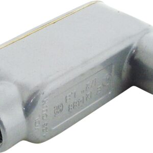 Halex 58605 Conduit Body, 1/2 in Hub, 4-1/4 in OAL, Threaded, Aluminum