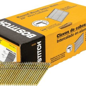 Bostitch S6DGAL-FH Framing Nail, 2 in L, Steel, Thickcoat, Full Round Head, Smooth Shank