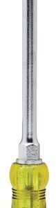 STANLEY 66-092 Screwdriver, 3/8 in Drive, Slotted Drive, 13-5/8 in OAL, 8 in L Shank, Vinyl Grip Handle