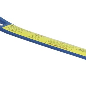 Estwing HB-15 Claw Handy Pry Bar, 15 in L, Offset Tip, Steel, Blue/Yellow, 1-3/4 in W